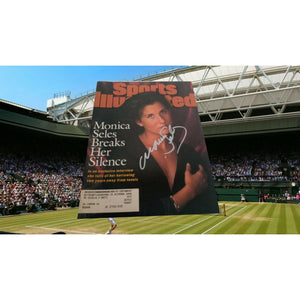 Monica seles signed Sports Illustrated with proof