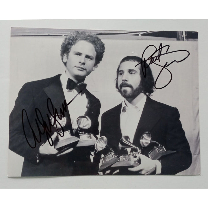 Paul Simon and Art Garfunkel 8 x 10 signed photo with proof - Awesome Artifacts 