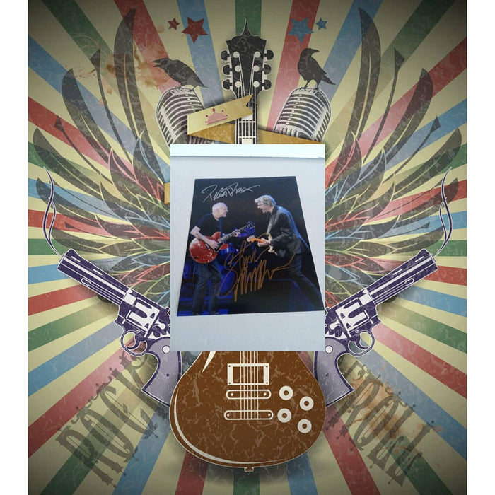 Peter Frampton and Steve Miller 8 x 10 photo with proof
