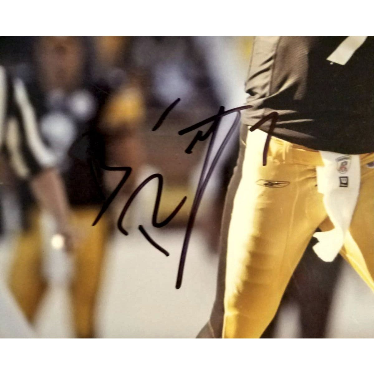 Ben Roethlisberger Pittsburgh Steelers 8x10 photo sign with proof