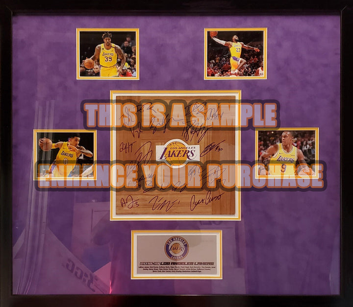 Michael Jordan, Scottie Pippen, Dennis Rodman 1995-96 NBA champions team signed 12x12 parquet hardwood floor with proof