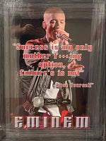 Load image into Gallery viewer, Marshall Mathers, Eminem, Slim Shady microphone signed and framed with proof 27x19 inches
