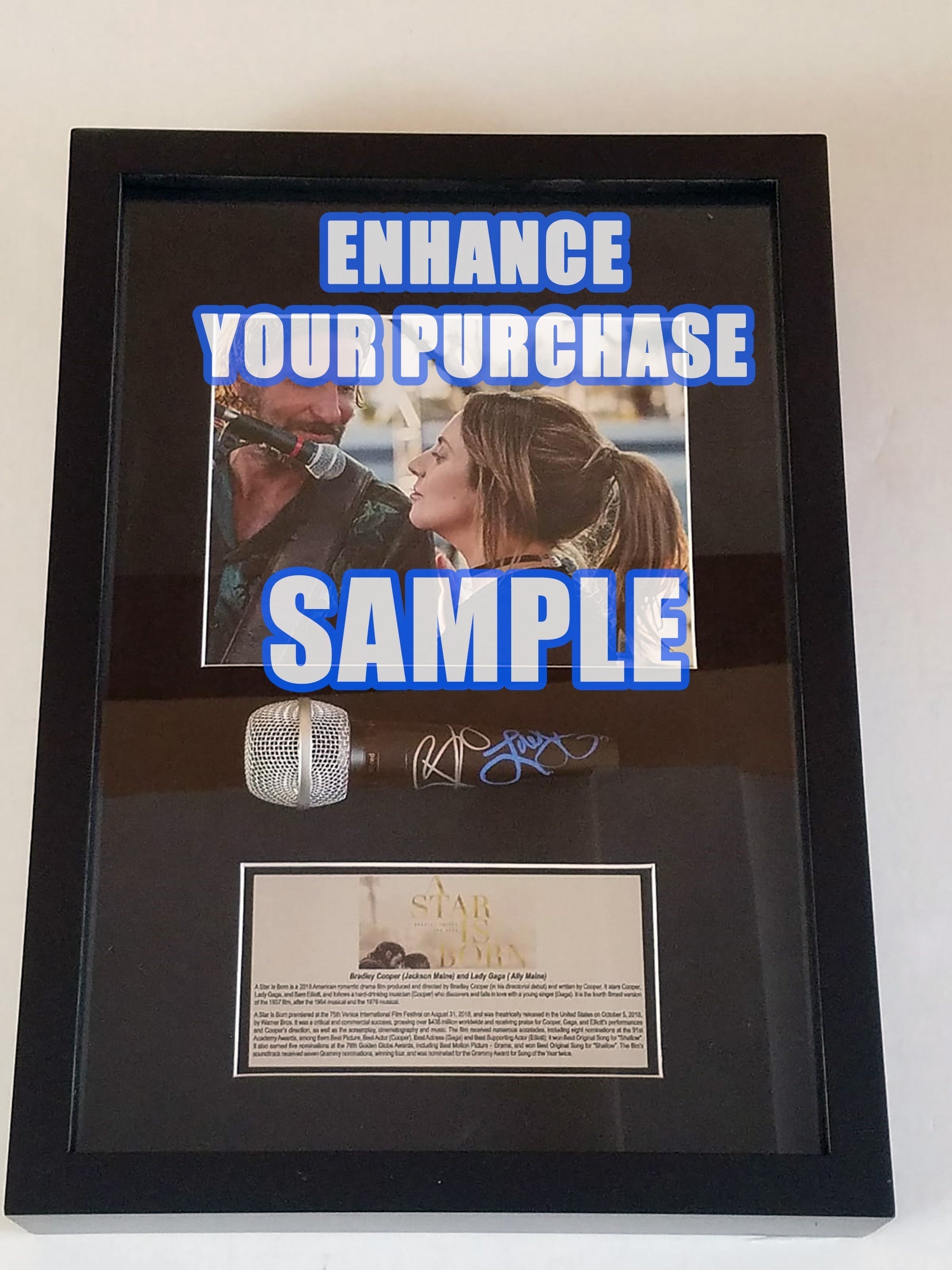 Justin Bieber microphone signed with proof