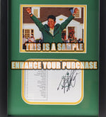 Load image into Gallery viewer, Jack Nicklaus and Tom Watson Masters golf scorecard signed  with proof

