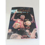 Load image into Gallery viewer, Felix Tito Trinidad Puerto Rican boxing Legend 5x7 photo signed with proof
