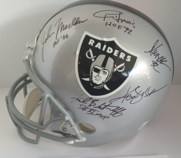 Al Davis John Madden Ken Stabler Marcus Allen & Fred Bilitnikoff