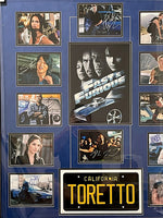 Load image into Gallery viewer, Fast and Furious Vin Diesel, Paul Walker signed and framed photo collection with proof
