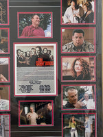Load image into Gallery viewer, Sopranos James Gandolfini, David Chase, Michael Imperioli, Edie Falco cast signed and framed with proof
