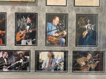 Load image into Gallery viewer, Guitarist Legends Stevie Ray Vaughan, Jimi Hendrix, Chuck Berry, Jimmy Page, Eric Clapton 48x42 inches framed guitar signed with proof
