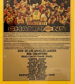 Load image into Gallery viewer, LeBron James, Anthony Davis 2019-20 Los Angeles Lakers team signed with proof

