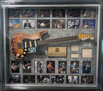 Load image into Gallery viewer, Guitarist Legends Stevie Ray Vaughan, Jimi Hendrix, Chuck Berry, Jimmy Page, Eric Clapton 48x42 inches framed and signed with proof
