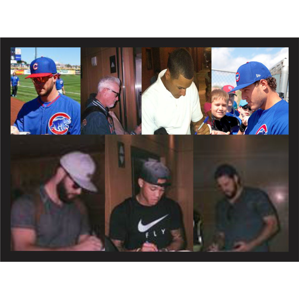 Chicago Cubs 2016 World Series program signed with proof team signed