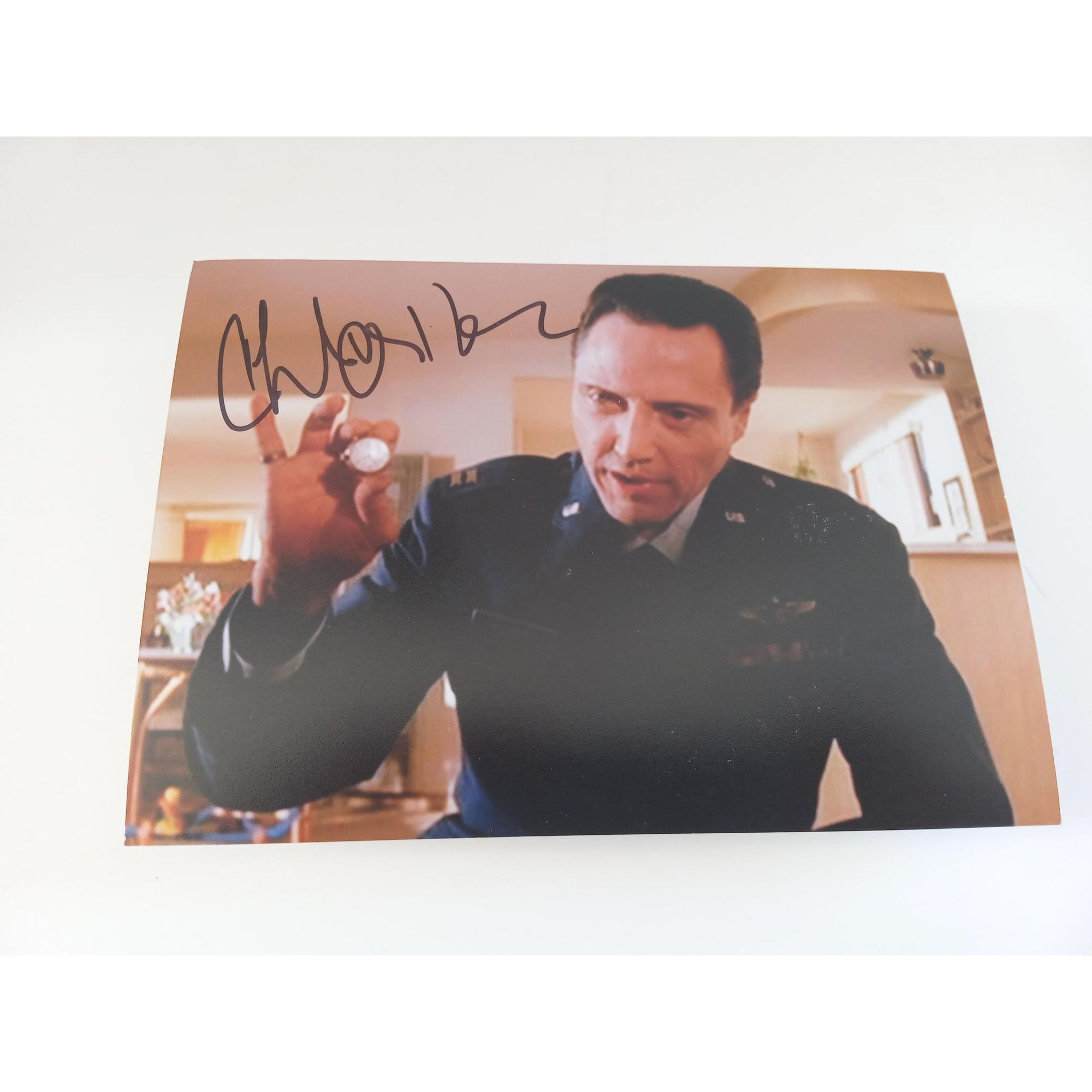 Christopher Walken Pulp Fiction 5X7 photo signed with proof