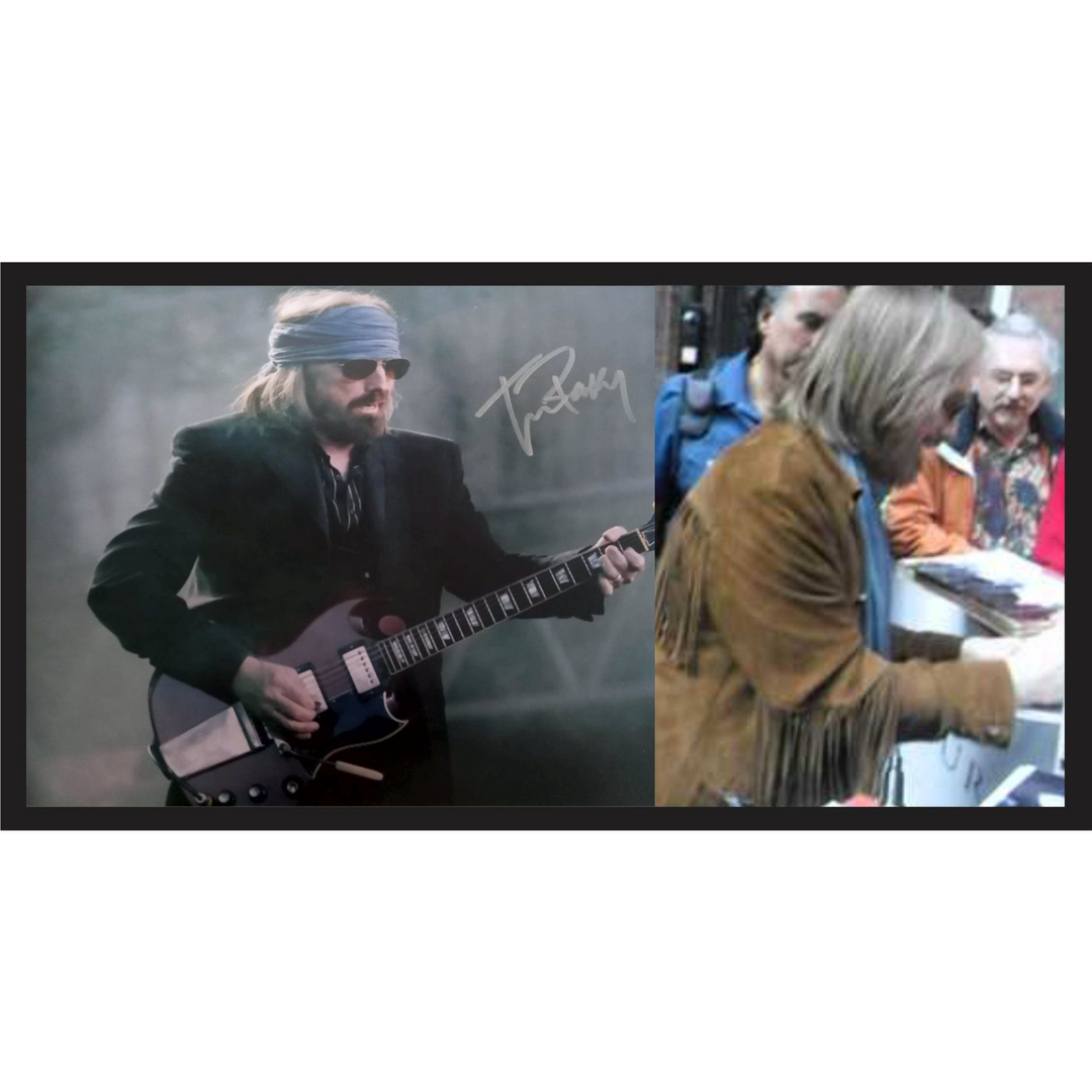 Tom Petty 8 by 10 photo signed with proof