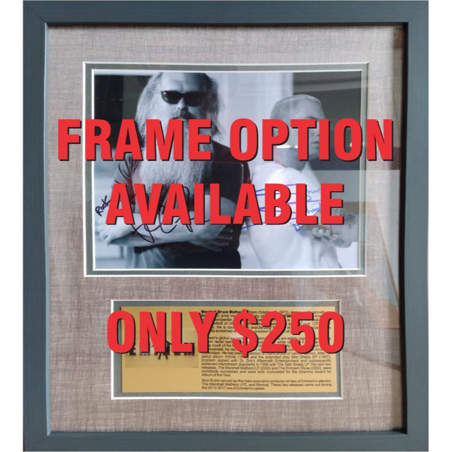 Tom Petty 8 by 10 photo signed with proof