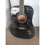 Load image into Gallery viewer, Dave Matthews, LeRoi Moore , Boyd Tinsley, Stephan Lessard, Carter Buford 39-in Huntington acoustic guitar signed with proof
