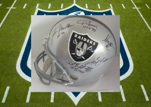 Al Davis John Madden Ken Stabler Marcus Allen & Fred Bilitnikoff