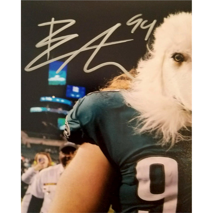 Philadelphia Eagles Chris Long and Beau Allen 8x10 photo signed