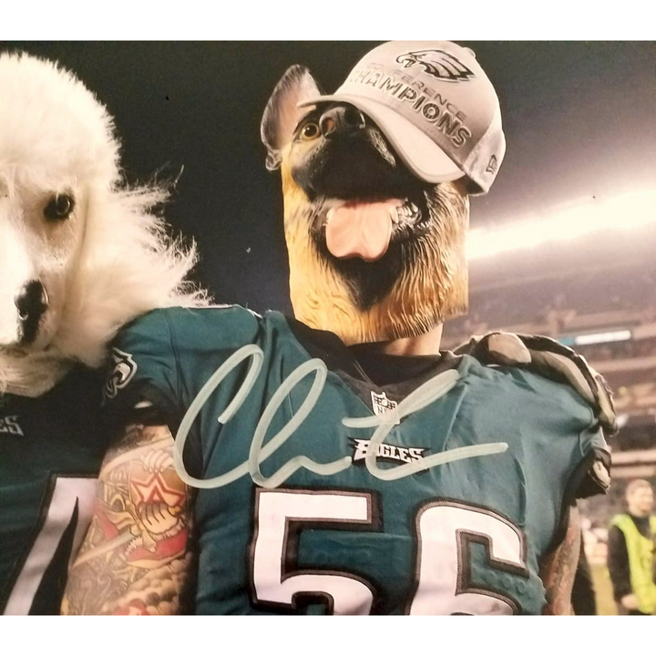 Philadelphia Eagles Chris Long and Beau Allen 8x10 photo signed