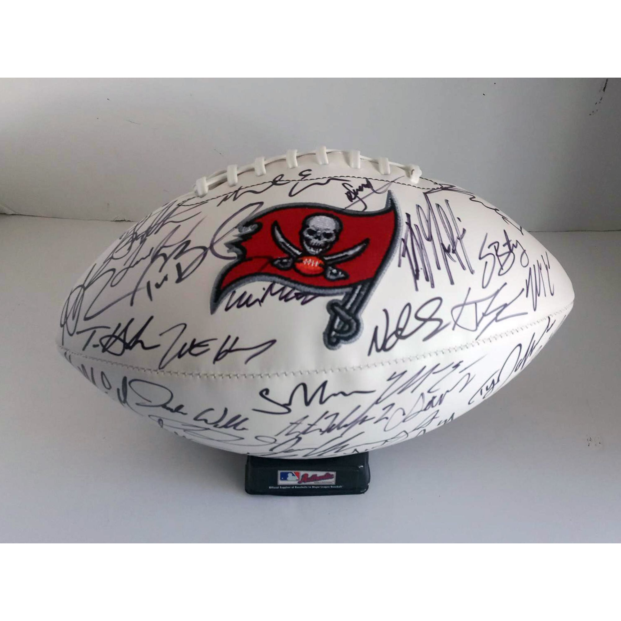 Tom Brady & Rob Gronkowski Tampa Bay Buccaneers Autographed