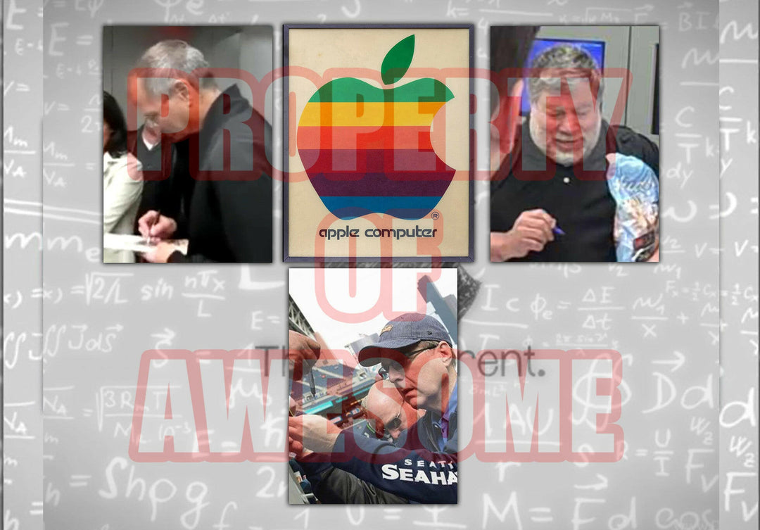 Paul Allen and Bill Gates vintage computer keyboard signed with proof - Awesome Artifacts