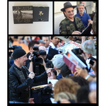 Load image into Gallery viewer, U2 Bono The Edge Adam Clayton Larry Mullen CD cover signed
