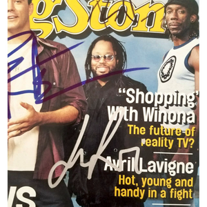 Dave Matthews LeRoi Moore Stephan Lessard Boyd Tinsley Carter Beauford  DMB Rolling Stone magazine signed with proof