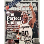 Load image into Gallery viewer, David Robinson San Antonio Spurs Sports Illustrated signed with proof
