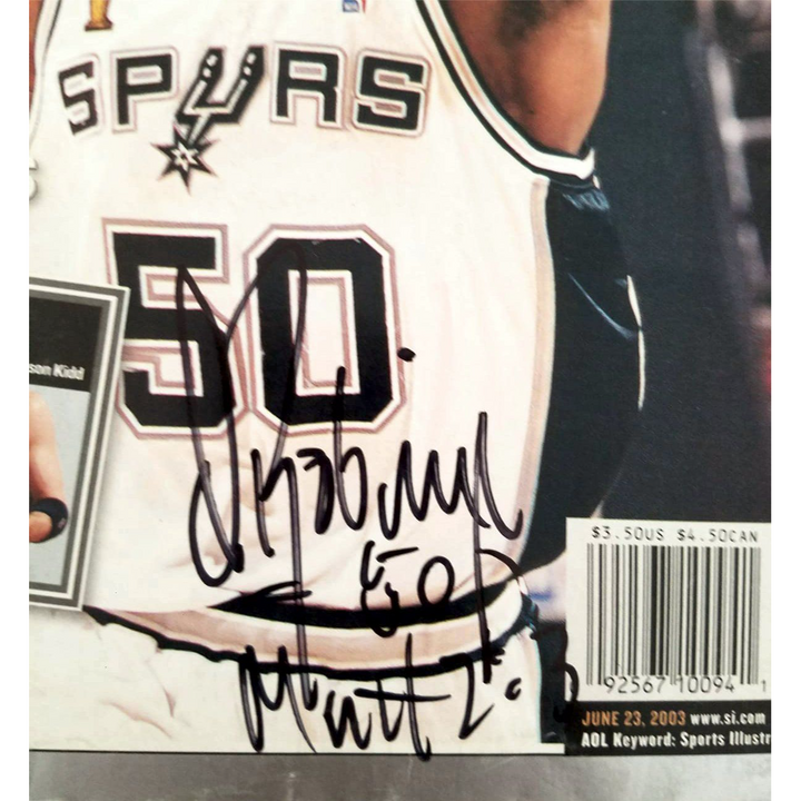 David Robinson San Antonio Spurs Sports Illustrated signed with proof